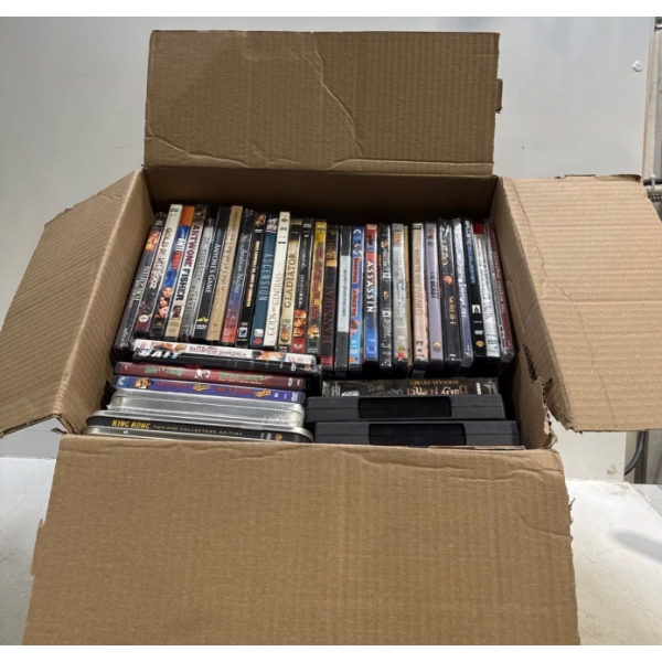 Collection of Various Movies/TV Shows on DVD, Approximately 75