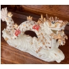 Image 3 : Vintage Pair of Porcelain w/gold accents Chinese Dragon Duo   FRAGILE 