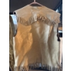 Image 7 : Moose Hide Men's Jacket + Deer Hide Men's Vest (Around Size L) 