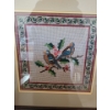 Image 1 : Needlepoint of Birds in Frame 19 X 19