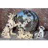 Image 1 : Dalmatian Dog Figurine and Plate Collection