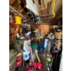 Image 1 : Treasure hunt all contents of shed, includes rigid large pipe wrench a number of vintage and antique