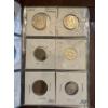Image 6 : 3 Coin Collecting Books with Several Canadian & world Silver Coins . 