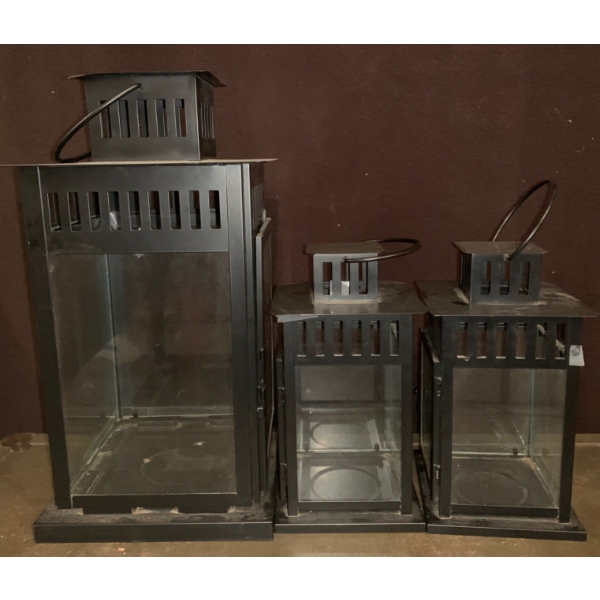 Set of 3 Lanterns (Largest is 17T)