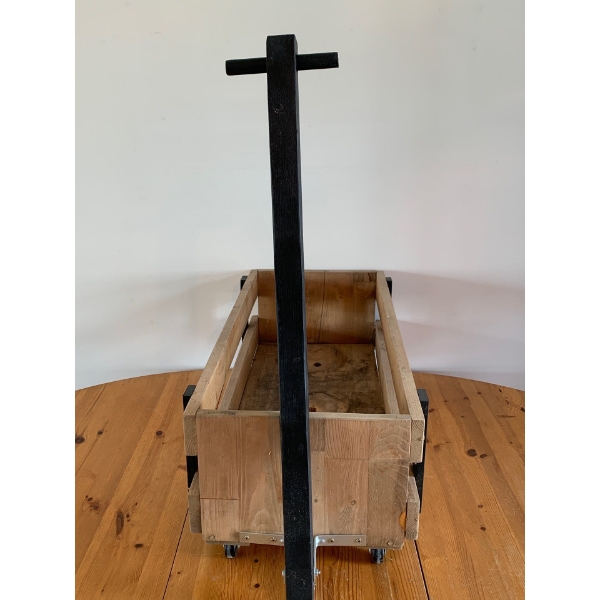 Vintage Handmade Wagon, Beautiful One of A Kind Decor Piece