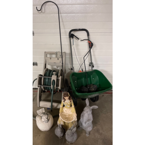 Green Thumb Collection - Hose Reel Garden Decor Fertilizer Dispearser & More