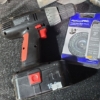 Image 4 : Dewalt DWE-575 Saw, Jobmate and Makita Cordless Drills w/ Chargers, Wire Wheel Attachment for Drill