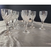 Image 4 : Set of 7 Vintage Godinger Shannon Crystal Goblets in the Dublin Pattern