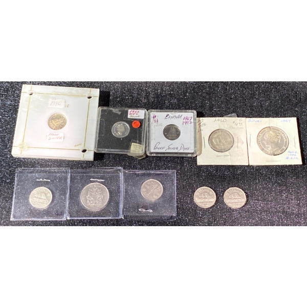 Collection of Silver Proof Canadian and US Coins 