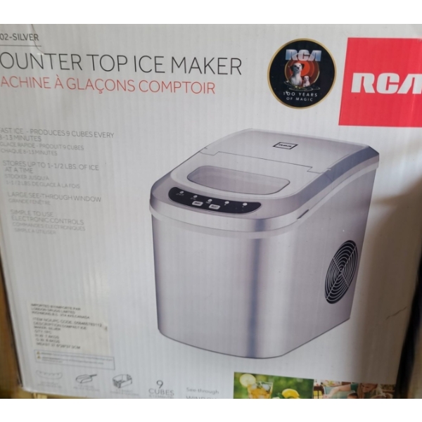 RCS Counter Top Ice Maker Model RIC102-Silver