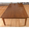 Image 2 : Vintage Teak Rectangular Coffee Table - Minimalistic Design 