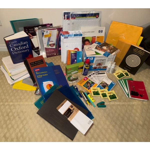 Stationary Collection Photo Printer Dictoionaries Encyclopedias & More