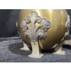 Image 5 : "The Miller Lamp" Brass Oil Lamp and Ornate Pedestal Oil Lamp with Claw Feet