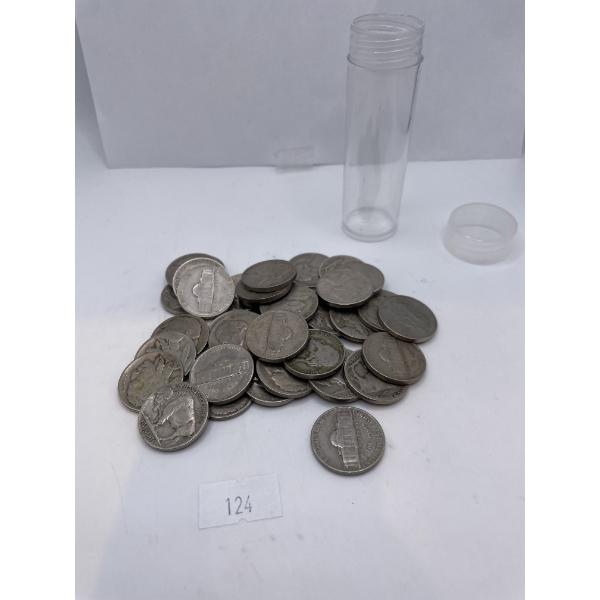 Tube of American Nickels 