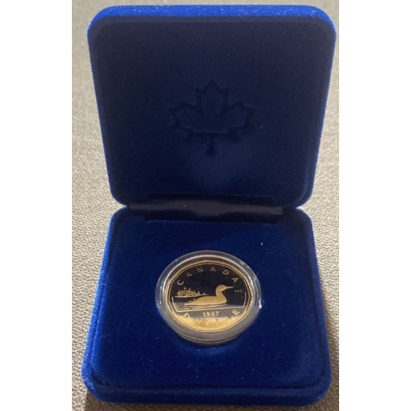 1987 First Year of Issue Proof Dollar 