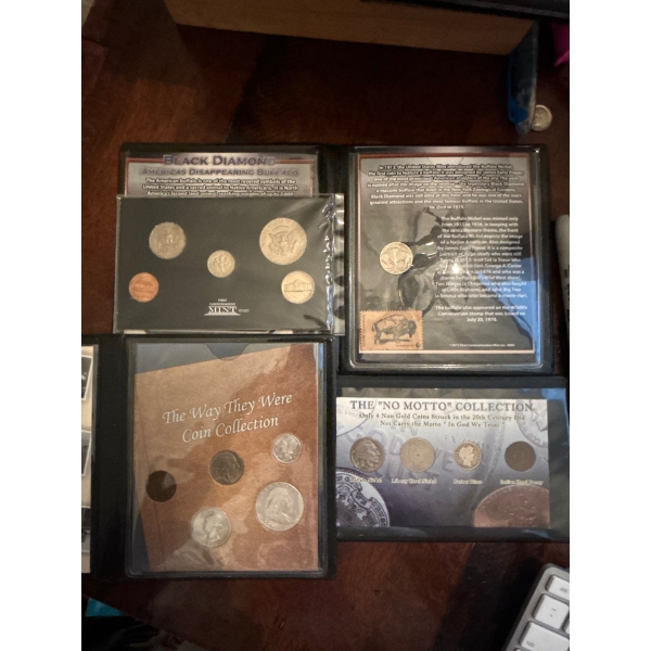 Collection 0f Four US Coin Sets Including Key date Silver Coins.
The way They were coin collection 1