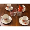 Image 1 : Pyrex Measure Cup, 4Mugs & Saucers & More