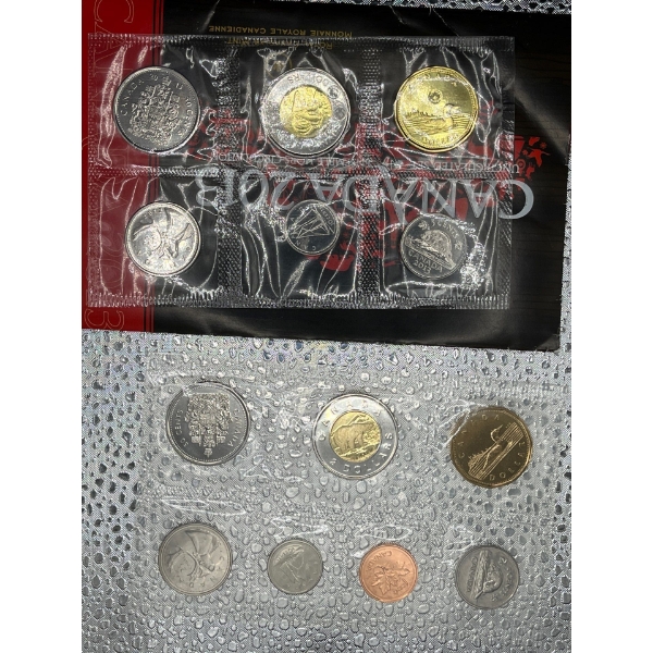 2002, 2013 Canadian Uncirculated Coin Sets 