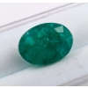 Image 1 : 5.15 ct Certified Brazilian Emerald Gemstone Oval Cut ($7,725 Appraisal)