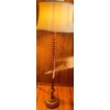 Image 2 : Solid Oak Mid Century Modern Spindle Floor Lamps