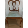 Image 4 : Elegant Gibbard Dinette Set  Table w/Two Leaves & Six Chairs  64"w x 41"d x 32"tall