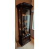 Image 3 : Dark Wood Curio Cabinet-Contents Not Included 22x11x71 Inches