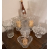 Image 1 : Massive Crystal Collection 15T Beverage Pitcher Basket Candy Dish & More