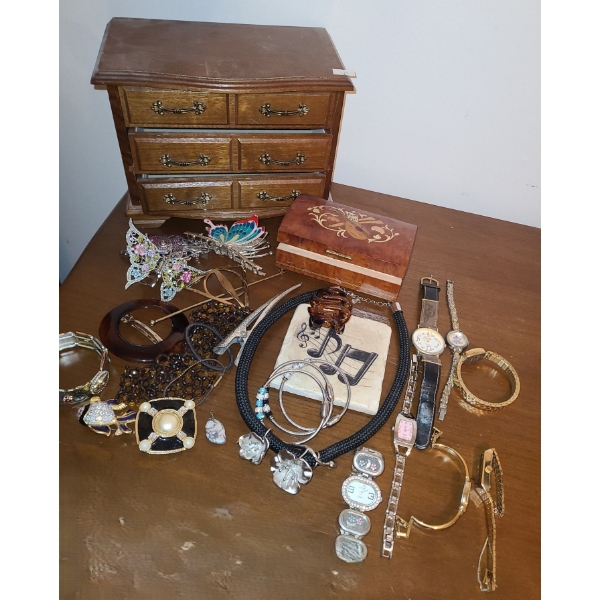 Jewelry Boxes with Assorted: Fashion Accessories Including Watches (Timex, X- Zone)