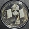 Image 2 : 2005 40th Anniversary of Canada's National Flag Fine Silver Coin 25.175 Grams
