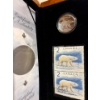 Image 1 : 2004 $2 Proud Polar Bear - Sterling Silver Coin and Stamp Set