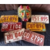 Image 4 : Guatemalan Hand Carved Amarilla Spotted Jaguar w/ Vintage License Plates 
