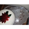 Image 4 : Holiday Dinnerware Including: Glass Plate 14" Diameter, Bells 7 T, Serving Bowl and More! 