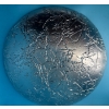 Image 2 : Lovely Metallic Effect Glass Serving Tray Black - 16W 