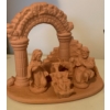 Image 2 : Dolci Italy - Clay Nativity Scene 7T w/ Hand Carved Easter Scenario 