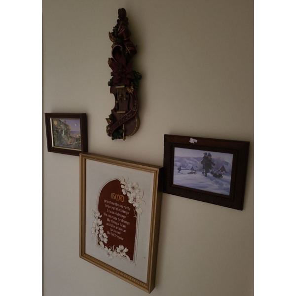 Hangable Decor - Prints, 'Welcome to Our Home' , Religious Handmade Plaque 