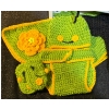 Image 5 : Hand-Crocheted Baby Clothes Collection Featuring Unique Designs