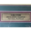 Image 6 : Mike Weir Signed and Framed Photo from 2003 Masters Championship