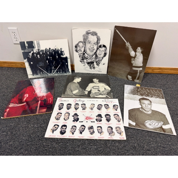 Hockey-Themed Prints and Memorabilia Featuring Players and Teams