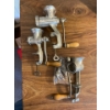 Image 2 : Collection of 3 Meat Grinders and Meat Slicer