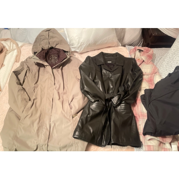 C43 Genuine Leather & Winter Jacket Ladies M