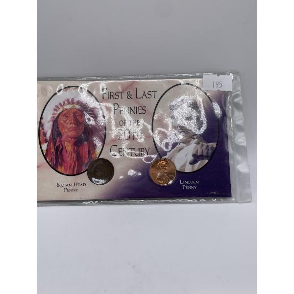 First and Last Pennies USA Coin Set