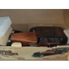 Image 3 : Two Road Classics Wooden Vehicle Collectibles: 15-Inch Sedan and 12-Inch Stake Bed Truck