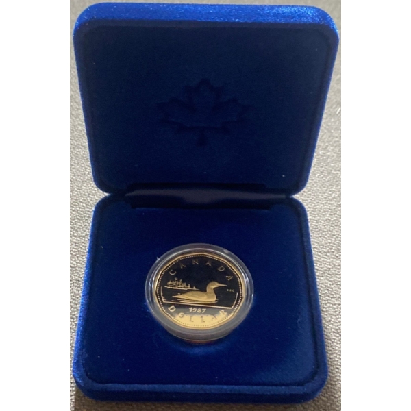 1987 First Year of Circulation Proof Dollar 