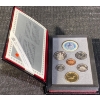 Image 1 : 1988 Silver & Aureate Dollar Forges du Saint-Maurice Proof Set