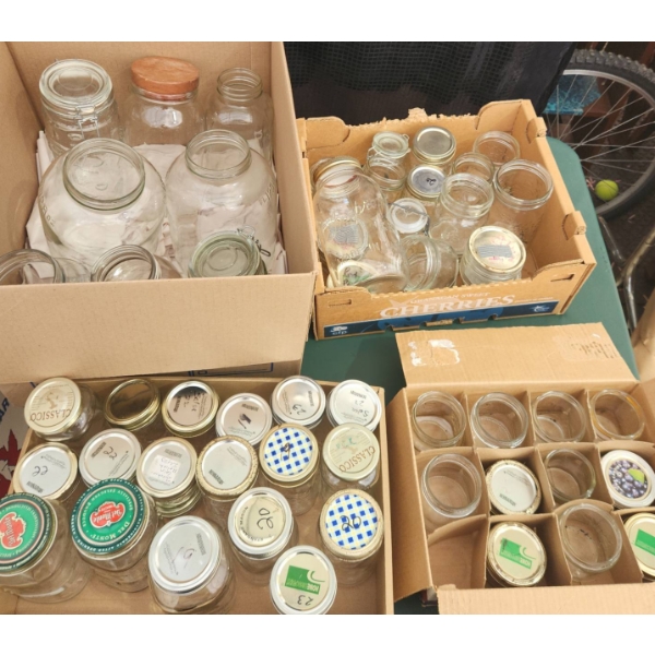 Glass Canning Jars with Lids