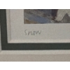 Image 6 : "Snow", Artist: Lauren Harris, 19 X 17, Framed Under Glass