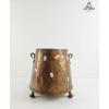 Image 2 : Antique Copper Coal Bin Or Jardinière, 11''INCHES HEIGHT 