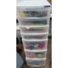 Image 1 : Delux Art & Crafts Kit - 7 Drawer Organizer Jam Packed w/ Creative Crafter's Supplies