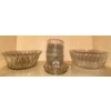 Image 1 : Cristal d'Arques - Starburst Pattern - Diamond Cut & Scalloped Edge Servingware