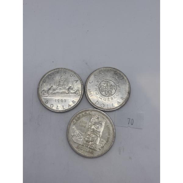 Pre 1967 Canadian Dollars 70g grams 80%